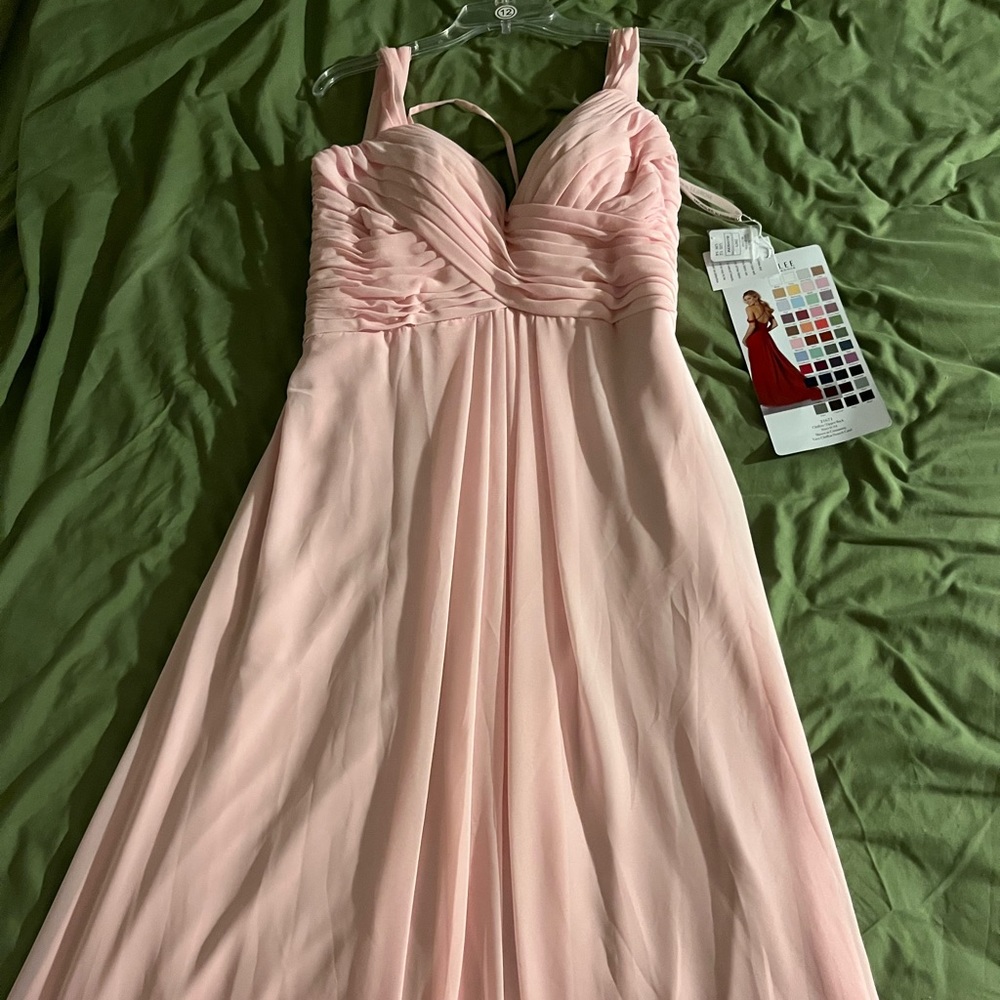 NEW w/ tags Morilee Madeline Gardner- Bridesmaid gown in blush pink Size 12